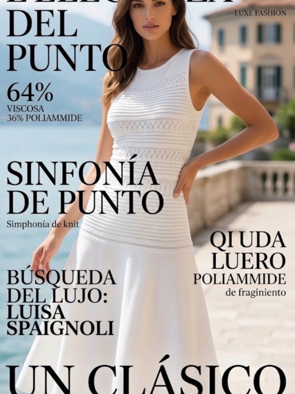 Luisa Spagnoli Italian Cream Openwork Knit Midi Dress S/XS